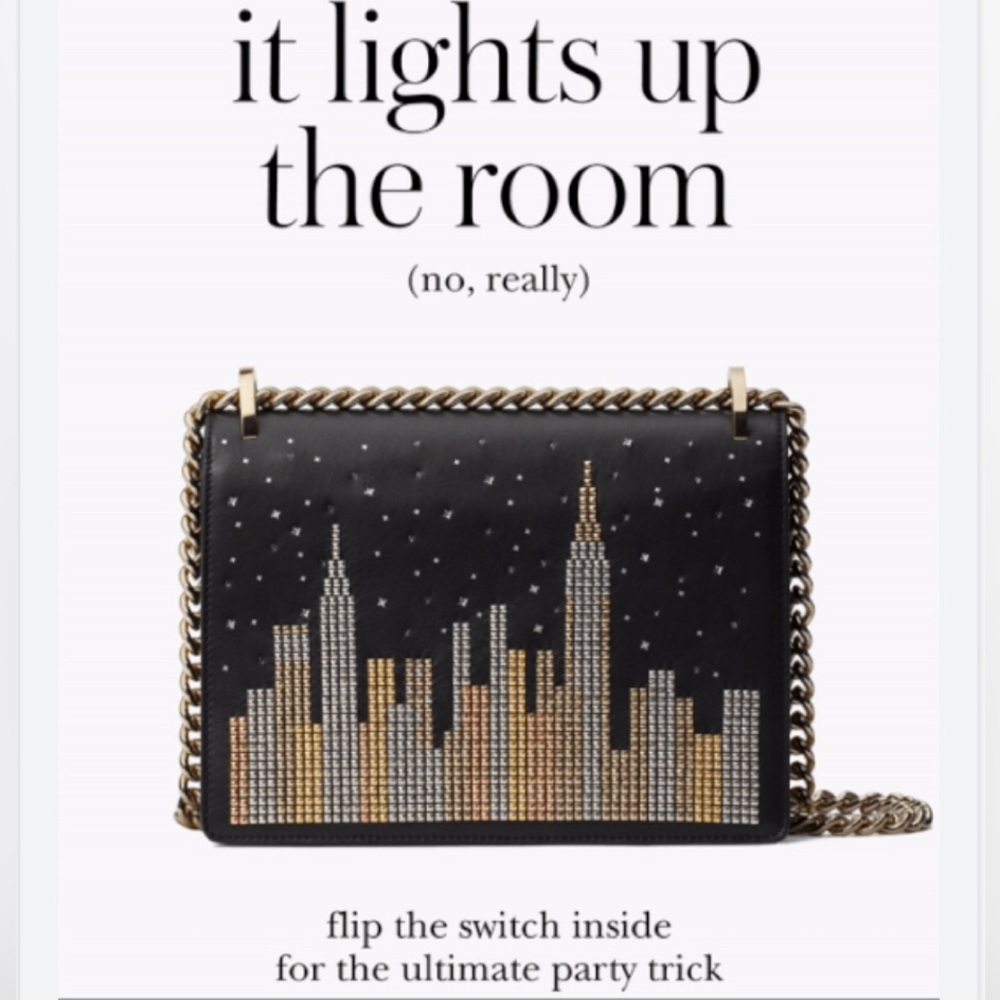 RARE BNWT Kate Spade Glitzy Ritzy Skyline Marci - Picture 15 of 16